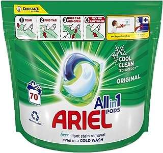 Capsules de lessive tout en un ariel 70 capsules de lessive détergent à avec technologie. DIAYTAR COTE D'IVOIRE, votre destination de choix pour des produits discount en ligne. Explorez notre catalogue en constante évolution, riche en articles pour la maison, l'électroménager, l'informatique, la mode et les gadgets, et choisissez parmi des milliers de produits à prix cassés. Optez pour des achats intelligents et économisez gros avec notre boutique en ligne.