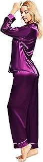 Ensemble pyjama boutonné à manches longues en satin soyeux pour femme. Vous recherchez des cadeaux à prix abordable pour vos proches ? DIAYTAR COTE D'IVOIRE  a tout pour vous plaire. Explorez notre gamme de gadgets discount, des articles les plus insolites aux innovations technologiques les plus recherchées. Offrez des cadeaux originaux et faites des économies avec DIAYTAR COTE D'IVOIRE .