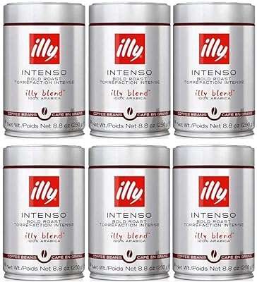 Paquet de 6 cafés torréfiés foncés illy (88 oz). DIAYTAR COTE D'IVOIRE, l'adresse incontournable pour tous les amateurs de mode à petit prix. Découvrez notre large sélection de vêtements et accessoires tendances pour hommes et femmes, et exprimez votre style sans vous ruiner. Du casual chic au streetwear, notre boutique en ligne vous offre la possibilité de rester à la pointe de la mode à prix discount. Faites-vous plaisir sans vous soucier du coût !
