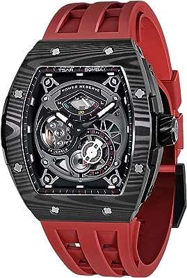 Montre automatique pour homme tar bomba de luxe tonneau indicateur. DIAYTAR COTE D'IVOIRE, la boutique en ligne où vous trouverez tout ce dont vous avez besoin à petit prix ! Profitez de notre sélection discount de produits pour la maison, l'électroménager, l'informatique, la mode et les gadgets, sans pour autant compromettre la qualité. Faites de bonnes affaires tout en profitant d'une expérience de shopping pratique et sécurisée.