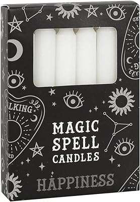 Bougies happy magic spell de pacific giftware (paquet de 12 blanches). DIAYTAR COTE D'IVOIRE  vous propose une expérience de shopping en ligne à petit budget sans compromettre la qualité. Découvrez notre sélection diversifiée de produits discount, allant de l'informatique aux gadgets branchés, en passant par les articles pour la maison et bien plus encore. Faites des économies intelligentes et restez dans la tendance avec DIAYTAR COTE D'IVOIRE .