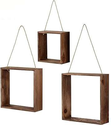 The white shop étagères carrées suspendues en bois rustique étagère murale en forme de cube. Chez DIAYTAR COTE D'IVOIRE, nous rendons le shopping discount accessible à tous. Découvrez notre boutique en ligne où vous trouverez une large gamme de produits pour la maison, l'électroménager, l'informatique, la mode et les gadgets. Profitez de nos prix compétitifs pour réaliser des économies tout en vous faisant plaisir !