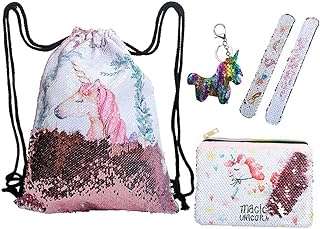 Sac cadeau d'anniversaire de noël licorne pour filles joli ensemble de 5. DIAYTAR COTE D'IVOIRE  : la référence en matière d'achats discount en ligne ! Découvrez notre large sélection de produits à des prix imbattables, de la maison à l'électroménager, en passant par l'informatique et la mode. Grâce à nos offres exclusives, faites-vous plaisir sans vous ruiner et profitez d'une qualité inégalée !