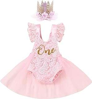 Barboteuse en dentelle et tulle pour bébés filles tenue de 1er. DIAYTAR COTE D'IVOIRE  vous propose une expérience de shopping en ligne à petit budget sans compromettre la qualité. Découvrez notre sélection diversifiée de produits discount, allant de l'informatique aux gadgets branchés, en passant par les articles pour la maison et bien plus encore. Faites des économies intelligentes et restez dans la tendance avec DIAYTAR COTE D'IVOIRE .