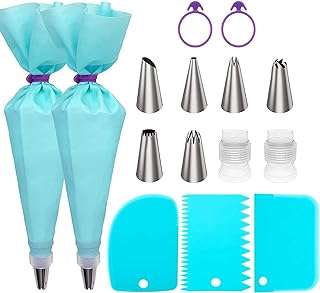 Ensemble d'embouts de glaçage en plastique u home avec sacs et embouts. DIAYTAR COTE D'IVOIRE  vous ouvre les portes d'un univers de bonnes affaires. Découvrez notre large gamme de produits discount, allant des indispensables de la maison aux dernières tendances mode, en passant par les gadgets innovants. Profitez d'offres exceptionnelles et de prix imbattables pour des achats malins et éclairés.