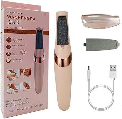 Mini dissolvant de callosités électrique rechargeable ensemble de pédicure professionnel avec 2 têtes de rouleau et câble. DIAYTAR COTE D'IVOIRE, votre boutique en ligne préférée pour dénicher des produits à prix discount. Rendez-vous sur notre site pour trouver toutes les bonnes affaires de la maison à l'électroménager en passant par les gadgets high-tech. Ne sacrifiez pas la qualité pour économiser, optez pour DIAYTAR COTE D'IVOIRE  !
