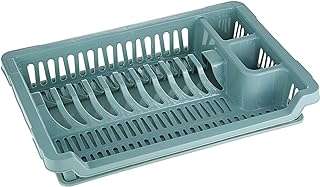 Royalford rf10884 égouttoir à vaisselle en plastique de taille moyenne avec plateau. DIAYTAR COTE D'IVOIRE  est votre destination en ligne pour trouver une vaste sélection de produits à prix réduits. Que vous recherchiez des articles pour la maison, des appareils électroménagers de qualité, du matériel informatique ou même des accessoires de mode tendance, vous êtes sûr de trouver les meilleures affaires chez nous !