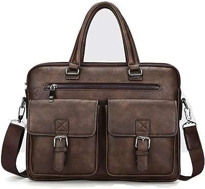 Sac pratique pour ordinateur portable de 14 pouces pour hommes mallette d'affaires en cuir. À la recherche de bons plans ? DIAYTAR COTE D'IVOIRE  est là pour vous ! Explorez notre sélection discount de produits pour la maison, l'électroménager et l'informatique, ainsi que des vêtements à la mode et des gadgets abordables. Des économies garanties sur tous vos achats en ligne !