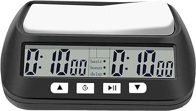 Horloge d'échecs horloge d'échecs numérique portable et minuterie de jeu avec fonctions. Découvrez DIAYTAR COTE D'IVOIRE, votre nouvelle destination pour des achats discount en ligne. Parcourez notre large assortiment de produits allant des articles pour la maison aux appareils électroniques, en passant par la mode et les gadgets, et bénéficiez de réductions incroyables. Ne cherchez plus ailleurs, nous avons tout ce qu'il vous faut à des prix compétitifs.