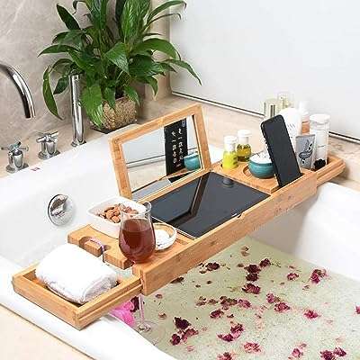 Plateau de bain rubik avec miroir plateau de baignoire en bambou avec côtés allongés support pour smartphone. Naviguez dans notre boutique en ligne DIAYTAR COTE D'IVOIRE  pour découvrir une sélection exceptionnelle de produits discount. De l'électroménager aux articles de mode en passant par l'informatique et les gadgets, vous trouverez tout ce dont vous avez besoin pour satisfaire vos envies tout en restant dans votre budget.