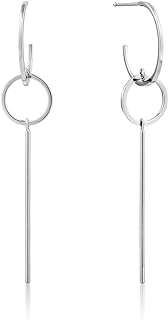 Élégantes boucles d'oreilles pendantes géométriques en argent sterling 925 avec longue. Explorez DIAYTAR COTE D'IVOIRE  et économisez gros sur une variété de produits pour la maison, y compris des appareils électroménagers dernier cri, des gadgets innovants et des articles à la mode, à des tarifs imbattables.