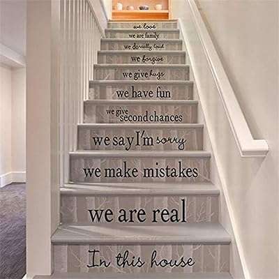 Un autocollant avec une phrase de motivation pour décorer les escaliers et les murs la maison. DIAYTAR COTE D'IVOIRE  est l'adresse incontournable pour tous ceux qui cherchent des produits discount en ligne. Parcourez notre site et trouvez des offres imbattables sur une grande variété de produits, des articles pour la maison aux produits high-tech en passant par les dernières tendances mode et les gadgets les plus recherchés.