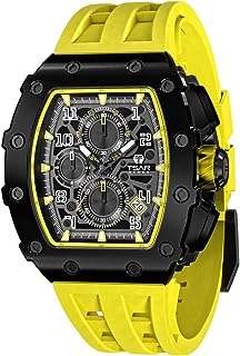 Montres pour hommes montre chronographe avec mouvement japonais verre saphir. DIAYTAR COTE D'IVOIRE  - Votre destination en ligne pour des achats malins. Explorez notre catalogue diversifié de produits discount, des indispensables du quotidien aux dernières tendances. Faites des économies tout en vous garantissant la satisfaction grâce à nos offres attractives et notre engagement envers un rapport qualité-prix exceptionnel.