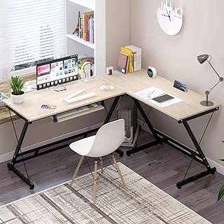 Bureau d'angle en forme de l grand bureau d'ordinateur de jeu avec plateau pour clavier. Découvrez DIAYTAR COTE D'IVOIRE, votre nouveau repère en ligne pour des achats malins à prix réduit. Parcourez notre catalogue diversifié de produits discount, allant de l'électroménager à l'informatique, en passant par la mode et les gadgets. Obtenez les meilleures offres sans sacrifier la qualité, le tout dans le confort de votre foyer.