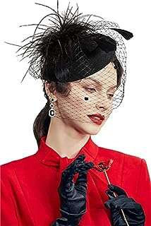 Chapeau fascinateur des années 1920 et 1950 foulard en plumes pince à cheveux pour fête. À la recherche de bons plans ? DIAYTAR COTE D'IVOIRE  est là pour vous ! Explorez notre sélection discount de produits pour la maison, l'électroménager et l'informatique, ainsi que des vêtements à la mode et des gadgets abordables. Des économies garanties sur tous vos achats en ligne !