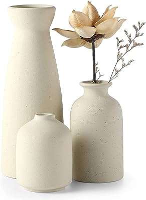 Ensemble de vases en céramique beige 3 petits à fleurs pour la décoration. Explorez DIAYTAR COTE D'IVOIRE  et découvrez une variété impressionnante de produits discount pour la maison, l'électroménager, l'informatique et la mode. Avec des offres irrésistibles et une livraison rapide, faites des économies tout en obtenant des produits de qualité.