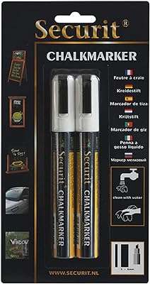 Stylo à craie securit blsma510wt original (paquet de 2 blanc). Découvrez DIAYTAR COTE D'IVOIRE, votre partenaire pour des économies maximales ! Parcourez notre large assortiment d'articles discount, allant des accessoires de maison à l'électroménager dernier cri, en passant par l'informatique, la mode tendance et les gadgets ludiques.