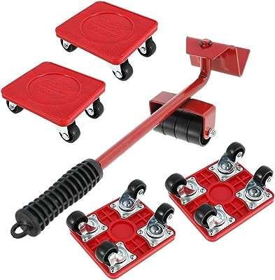 Kit d'outils de déplacement de meubles avec 4 rouleaux outil de levage de meubles. Besoin de renouveler votre intérieur ou de vous équiper en nouvelles technologies à prix cassés ? Ne cherchez plus, DIAYTAR COTE D'IVOIRE  a tout ce qu'il vous faut ! Notre boutique en ligne propose une variété impressionnante de produits discount, alliant qualité et prix compétitifs dans des domaines tels que l'électroménager, la mode, l'informatique et bien plus encore.