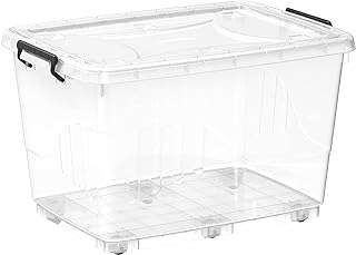 Boîte de rangement en plastique transparent cosmoplast 132 l avec roulettes et couvercle. Faites des économies sur tous les fronts avec DIAYTAR COTE D'IVOIRE . Parcourez notre boutique en ligne et trouvez tout ce dont vous avez besoin, des appareils électroménagers dernier cri aux vêtements à la mode, en passant par les gadgets high-tech, le tout à des prix imbattables.