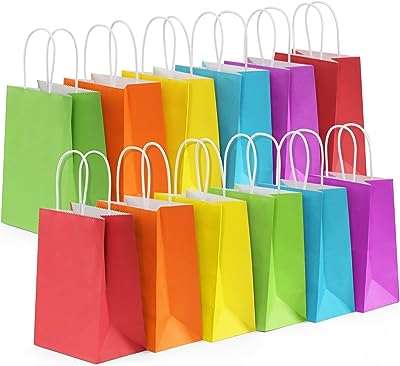 24 pièces petits sacs en papier cadeau de fête avec poignées. Vous recherchez des produits discount de qualité ? Ne cherchez plus ! DIAYTAR COTE D'IVOIRE  propose une gamme étendue de produits allant de la maison à l'électroménager, de l'informatique à la mode. Faites des économies tout en comblant vos besoins avec notre boutique en ligne.