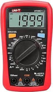 Multimètre numérique uni t ut33c+ pour tension résistance courant ohm capacité ncv et rétroéclairage. DIAYTAR COTE D'IVOIRE  - Votre source infaillible pour des achats discount en ligne. Explorez notre catalogue en constante évolution et découvrez des produits variés pour la maison, des appareils électroménagers essentiels, des gadgets sophistiqués et bien plus encore. Profitez de nos offres attractives et renouvelez votre intérieur, votre look et votre vie sans vous ruiner !