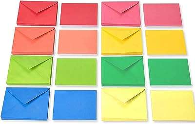 Enveloppes arc en ciel primevie cartes de vœux en papier vierge épais avec enveloppes. DIAYTAR COTE D'IVOIRE, votre destination shopping en ligne inégalée. Avec une variété étendue de produits discount pour la maison, l'électroménager, l'informatique, la mode et les gadgets, vous pouvez vous attendre à des offres exceptionnelles et à des économies considérables, tout en bénéficiant d'une expérience de shopping pratique et personnalisée.