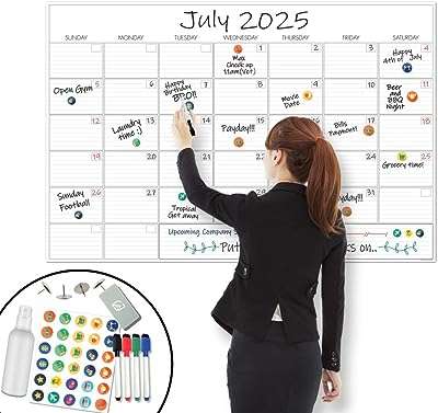 Grand calendrier pour cloisons sèches calendrier mural effaçable de grande taille pour la maison. Découvrez DIAYTAR COTE D'IVOIRE, la boutique en ligne ultime pour des achats malins. Parcourez notre catalogue où vous trouverez une grande variété de produits discount pour la maison, l'électroménager, l'informatique ainsi que les dernières tendances mode et les gadgets les plus en vogue.