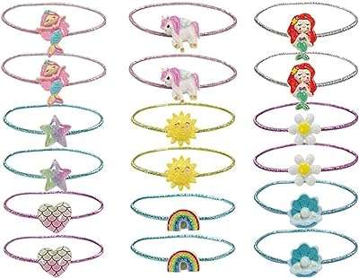Jury 18pcs filles bandes de cheveux élastiques mignonnes licorne sirène accessoires pour bébés. DIAYTAR COTE D'IVOIRE  is revolutionizing the way you shop online by offering a wide selection of discounted products under one virtual roof. From top-notch household appliances to high-tech electronics, trendy fashion items, and innovative gadgets, our store ensures you find the best deals on quality products for every aspect of your life.