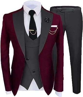 2022 ensemble costume de mariage 3 pièces blazer veste et pantalon élégant pour hommes. Découvrez DIAYTAR COTE D'IVOIRE, votre boutique en ligne où vous pouvez économiser gros sur une large gamme de produits. Trouvez tout ce dont vous avez besoin pour votre maison, de l'électroménager à l'informatique, et restez à la mode avec nos vêtements et gadgets discount. N'attendez plus et profitez dès maintenant de nos offres à prix cassés!