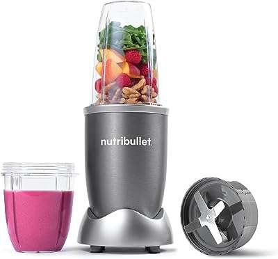 Mélangeur de comptoir gris nutribullet 600 w nbr-0612 avec 1 an de garantie du fabricant