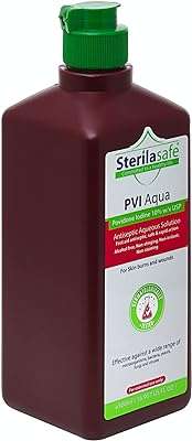 Solution d'eau antiseptique sterelasafe aqua pvi solution de povidone iodée 10. DIAYTAR COTE D'IVOIRE  vous ouvre les portes d'un univers de bonnes affaires. Découvrez notre large gamme de produits discount, allant des indispensables de la maison aux dernières tendances mode, en passant par les gadgets innovants. Profitez d'offres exceptionnelles et de prix imbattables pour des achats malins et éclairés.
