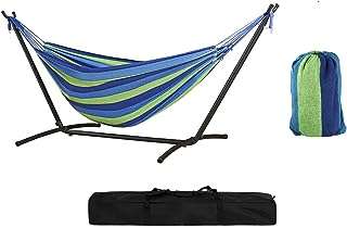 Hamac de plage double réglable en hauteur avec support en acier peu encombrant et sac. À la recherche de bonnes affaires ? DIAYTAR COTE D'IVOIRE  est là pour vous aider ! Découvrez notre boutique en ligne remplie de produits discount, des dernières tendances en mode aux gadgets les plus recherchés. Ne manquez pas nos prix imbattables !