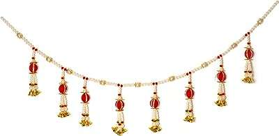 Décor de festival indien traditionnel tapisserie ethnique toran bandhanwar thoranam pour la maison le bureau. Chez DIAYTAR COTE D'IVOIRE, nous vous proposons des offres folles sur une gamme complète de produits. Des articles indispensables pour votre maison, aux dernières tendances en matière de mode et de gadgets sensationnels, notre boutique en ligne saura satisfaire tous vos besoins à des prix compétitifs. Faites des affaires exceptionnelles dès maintenant !