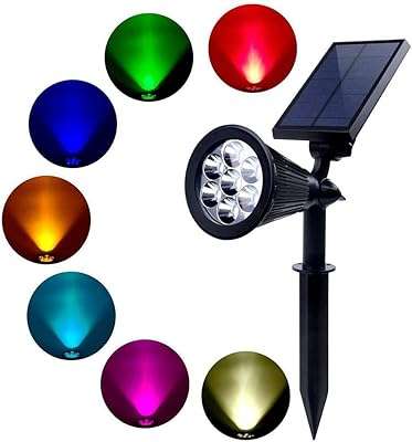 Spots à énergie solaire extérieur réglable couleur changeante 7 lumières led. Parcourez la boutique en ligne DIAYTAR COTE D'IVOIRE  et plongez dans un univers de bonnes affaires. Que vous ayez besoin de nouveaux appareils électroménagers, d'une garde-robe tendance ou des dernières nouveautés en matière de technologie, notre large gamme de produits discount vous offre la possibilité de faire des économies tout en vous faisant plaisir. Avec DIAYTAR COTE D'IVOIRE, profitez des meilleurs prix sans jamais compromettre la qualité.