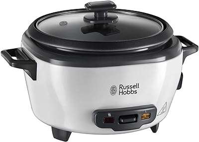 Cuiseur à riz russell hobbs 27040 taille moyenne blanc garantie fabricant. Rencontrez les bonnes affaires chez DIAYTAR COTE D'IVOIRE  – votre destination en ligne pour des produits discount pour tous les aspects de votre vie. Découvrez notre sélection variée d'articles pour la maison, allant des appareils électroménagers indispensables aux éléments décoratifs élégants. Restez connecté avec notre gamme d'appareils informatiques à prix imbattables, et ravivez votre style avec des vêtements et accessoires tendance à petit prix. Faites des économies tout en obtenant la qualité que vous méritez !
