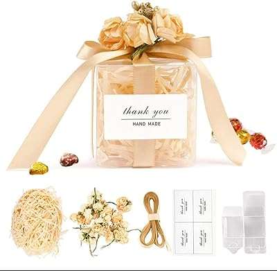 Boîtes à dragées de mariage coffrets cadeaux en forme de cube transparent avec décorations pour bonbons. DIAYTAR COTE D'IVOIRE, la référence en matière de shopping discount en ligne. Découvrez notre vaste sélection de produits allant de la maison à l'informatique, en passant par l'électroménager et la mode. Avec des prix défiant toute concurrence, vous pourrez satisfaire toutes vos envies sans vous ruiner. Faites des économies tout en achetant des produits de qualité chez DIAYTAR COTE D'IVOIRE .