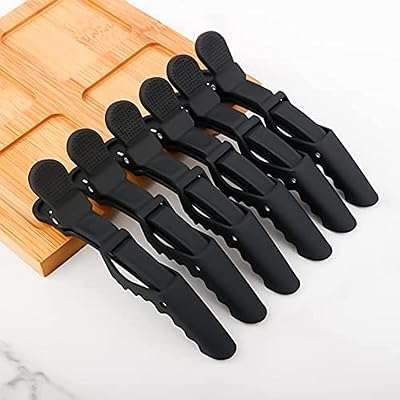 6 pinces à cheveux motif crocodile avec dents larges antidérapantes (noir). DIAYTAR COTE D'IVOIRE  - votre guichet unique pour des trouvailles discount dans tous les domaines ! Découvrez notre collection riche et variée de produits, allant de l'électroménager pratique à l'informatique performante en passant par la mode. Faites des économies considérables sur des articles de qualité, sans compromettre votre style ou vos besoins essentiels. Choisissez la commodité de nos options de livraison rapides et profitez d'une expérience de magasinage en ligne sans tracas dès aujourd'hui !