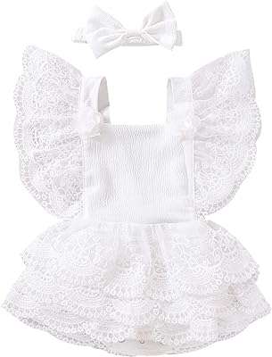 Tenue de 1er anniversaire en dentelle et tulle pour bébés filles. À la recherche de produits discount de qualité ? Ne cherchez plus ! DIAYTAR COTE D'IVOIRE  vous propose une sélection variée d'articles pour la maison, l'électroménager, l'informatique et la mode à des prix imbattables. N'hésitez plus et faites des économies en optant pour nos offres attractives !