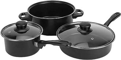 Ensemble de 3 cuisinières antiadhésives en acier au carbone anko |. Faites des économies importantes sur tous vos achats grâce à DIAYTAR COTE D'IVOIRE, votre boutique en ligne préférée pour des offres discount exceptionnelles. Du petit électroménager à la mode tendance en passant par les gadgets high-tech, découvrez notre large sélection d'articles à prix réduits dès aujourd'hui!