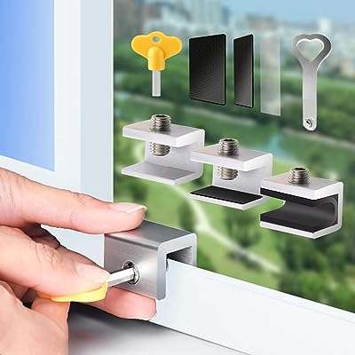 4 ensembles de serrures de fenêtre coulissantes serrure de sécurité en aluminium avec clé. DIAYTAR COTE D'IVOIRE  - votre guichet unique en ligne pour des produits discount irrésistibles. Parcourez notre large éventail de gadgets innovants, d'équipements ménagers pratiques et de vêtements tendance à prix cassés. Ne manquez pas cette opportunité de faire de bonnes affaires et de réaliser des économies considérables.