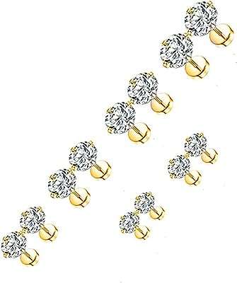 Ensemble de boucles d'oreilles créoles pour femmes et filles bijoux de perçage en acier. DIAYTAR COTE D'IVOIRE, la boutique en ligne qui rend l'achat de produits discount facile et abordable. Parcourez notre collection variée allant de la maison à l'électroménager, en passant par l'informatique, la mode et les gadgets, et trouvez tout ce dont vous avez besoin à des prix défiant toute concurrence !