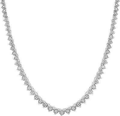 1.00 carat diamant faux sertissage miracle collier de tennis à diamants ronds plaqués en argent. Découvrez DIAYTAR COTE D'IVOIRE, la boutique en ligne qui vous propose une large gamme de produits discount, de l'électroménager à la mode en passant par l'informatique. Bénéficiez de prix avantageux et d'une expérience de shopping en ligne pratique et économique.