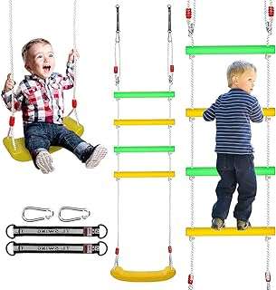 Balançoire à corde d'escalade pour enfants avec réglable balançoire pour bébé pour enfants en plastique. DIAYTAR COTE D'IVOIRE, votre partenaire shopping pour des bonnes affaires au quotidien. Profitez de notre large sélection de produits de qualité à prix réduits, allant des appareils électroménagers indispensables aux dernières tendances de la mode, en passant par les gadgets high-tech et les accessoires informatiques incontournables.