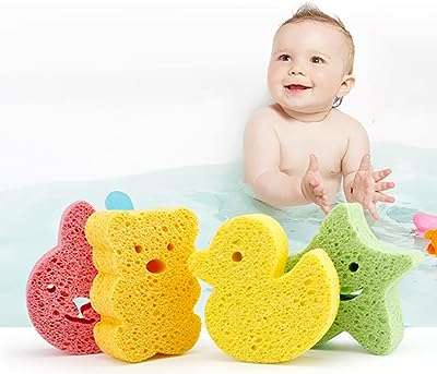 Paquet de 4 éponges de bain pour bébé pour le bain éponge de nettoyage. Besoin de produits à petit prix ? DIAYTAR COTE D'IVOIRE  vous propose une large sélection d'articles discount, allant de la maison à l'électroménager en passant par l'informatique, la mode et les gadgets. Faites des économies en faisant vos achats chez nous !