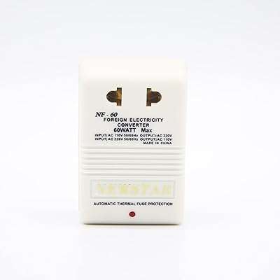 New star convertisseur de puissance double tension 60w 110 à 220v ou 110v. DIAYTAR COTE D'IVOIRE  - La solution idéale pour des achats discount en ligne. Explorez notre gamme complète de produits pour la maison, l'électroménager, l'informatique, la mode et les gadgets, et bénéficiez de tarifs compétitifs. Simplifiez votre expérience d'achat avec notre boutique en ligne conviviale et découvrez des offres imbattables.