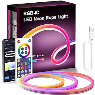 Bande lumineuse dcja 10ft 3m rgb ic avec application intelligente synchronisation de la musique. DIAYTAR COTE D'IVOIRE  - la référence en matière de shopping en ligne à prix réduit. Trouvez tout ce dont vous avez besoin pour votre maison, de l'électroménager pratique aux articles de mode tendance, en passant par les dernières innovations technologiques. Faites des économies sans compromettre la qualité avec notre selection de produits discount de confiance.