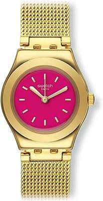 Montre femme swatch twin pink irony ysg142m or. DIAYTAR COTE D'IVOIRE  : votre destination en ligne pour des achats discount en toute facilité. Explorez notre vaste sélection de produits comprenant des articles pour la maison, des appareils électroniques, des vêtements à la mode et bien plus encore. Profitez des meilleurs prix et faites de bonnes affaires chez DIAYTAR COTE D'IVOIRE  !