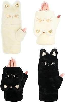 Paire de gants de chat motif de renard mignon en velours épais sans doigts avec supérieurs. Choisissez DIAYTAR COTE D'IVOIRE  pour vos achats discount en ligne. Parcourez notre sélection étendue comprenant des produits pour tous les besoins, que ce soit pour la maison, l'électroménager, l'informatique, la mode ou les gadgets. Profitez de notre politique de prix bas et économisez tout en trouvant des articles de qualité.
