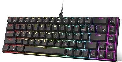 Rkroyal college rk68 clavier mécanique filaire rétroéclairé rvb clavier de jeu. DIAYTAR COTE D'IVOIRE  - la boutique en ligne par excellence pour des achats malins. Explorez notre gamme complète de produits discount, allant des indispensables pour la maison à la dernière technologie, sans oublier les dernières tendances mode. Économisez gros en achetant intelligemment avec nous.