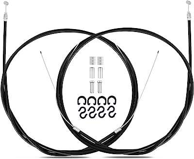 1 paire de câbles de frein de vélo avant et arrière vélo standard universels pour vtt. Choisissez DIAYTAR COTE D'IVOIRE  pour des produits discount de qualité supérieure livrés directement chez vous. Que vous recherchiez des appareils électroménagers fiables, des produits informatiques performants ou des articles mode à la pointe des tendances, nous avons tout ce dont vous avez besoin à des prix abordables.